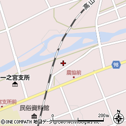 岐阜県高山市一之宮町本通上3297周辺の地図