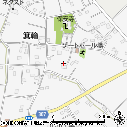 埼玉県熊谷市箕輪周辺の地図
