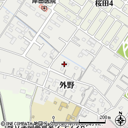 埼玉県久喜市外野234周辺の地図