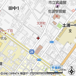 茨城県土浦市文京町18-26周辺の地図