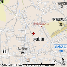 長野県諏訪郡下諏訪町東山田7303周辺の地図