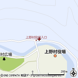 群馬県多野郡上野村乙母84周辺の地図