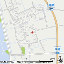 茨城県行方市手賀489周辺の地図