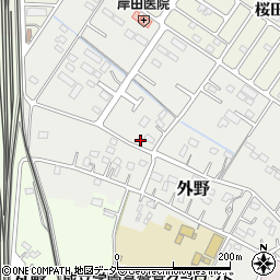 埼玉県久喜市外野509周辺の地図