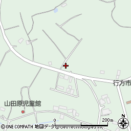 茨城県行方市山田3263周辺の地図