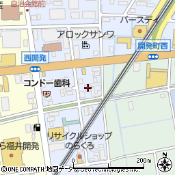 福井県福井市開発4丁目405周辺の地図