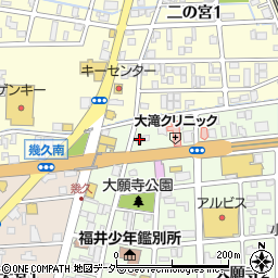 福井県福井市大願寺3丁目9-12周辺の地図