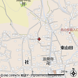 長野県諏訪郡下諏訪町東山田7427-1周辺の地図