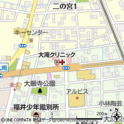 福井県福井市大願寺3丁目9-1周辺の地図