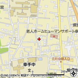 埼玉県幸手市北周辺の地図