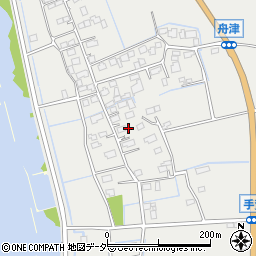 茨城県行方市手賀491周辺の地図