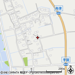 茨城県行方市手賀493周辺の地図