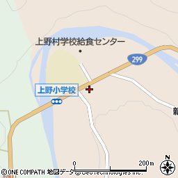 群馬県多野郡上野村新羽50周辺の地図