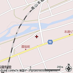 岐阜県高山市一之宮町本通中3333周辺の地図