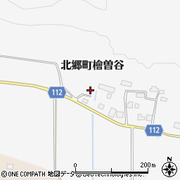 福井県勝山市北郷町檜曽谷周辺の地図