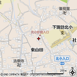 長野県諏訪郡下諏訪町東山田7309周辺の地図