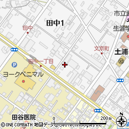 茨城県土浦市文京町18-12周辺の地図