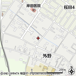 埼玉県久喜市外野507周辺の地図