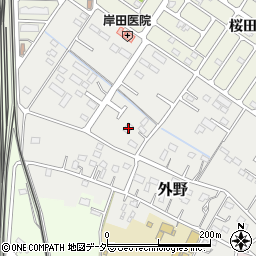 埼玉県久喜市外野510周辺の地図