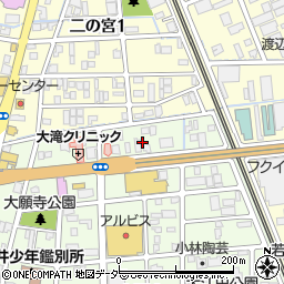 福井県福井市大願寺2丁目9周辺の地図
