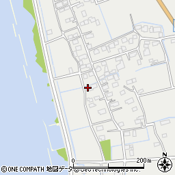 茨城県行方市手賀520周辺の地図