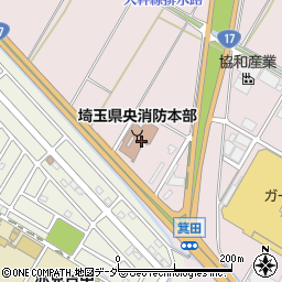 鴻巣市役所　埼玉県央広域事務組合周辺の地図