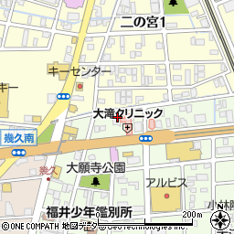 カラオケ本舗まねきねこ 福井大願寺店周辺の地図