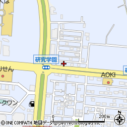 茨城県つくば市研究学園6丁目60周辺の地図