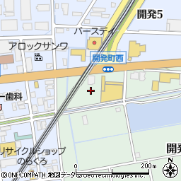 福井県福井市開発町9-4周辺の地図