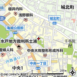 瀧泉寺周辺の地図