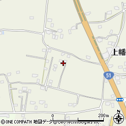 茨城県鉾田市上幡木1319周辺の地図