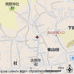 長野県諏訪郡下諏訪町東山田7431周辺の地図