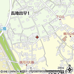 岡谷小萩簡易郵便局周辺の地図