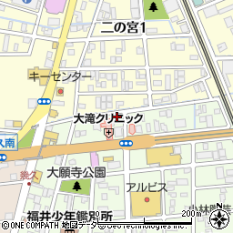 福井県福井市大願寺3丁目9-25周辺の地図