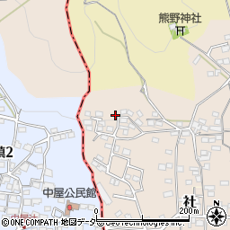 長野県諏訪郡下諏訪町東山田7596-3周辺の地図