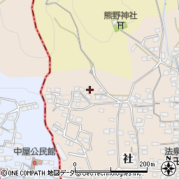 長野県諏訪郡下諏訪町東山田7590-11周辺の地図