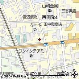 福井県福井市西開発4丁目607周辺の地図