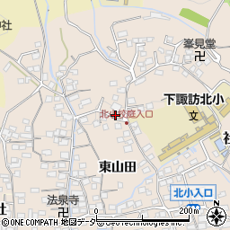 長野県諏訪郡下諏訪町東山田7316周辺の地図