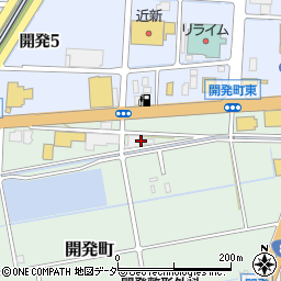 楽ノリレンタカー福井開発店周辺の地図