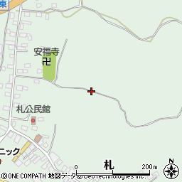 茨城県鉾田市札周辺の地図