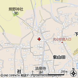 長野県諏訪郡下諏訪町東山田7436周辺の地図
