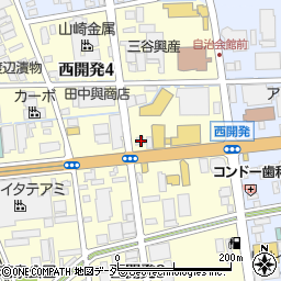 福井県福井市西開発4丁目108周辺の地図