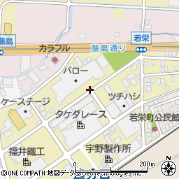 福井県福井市若栄町周辺の地図