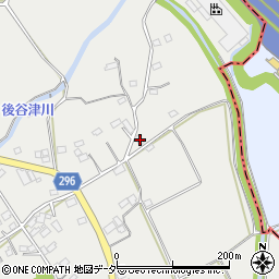 埼玉県比企郡小川町奈良梨255-6周辺の地図