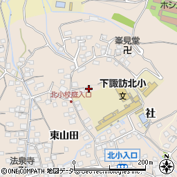 長野県諏訪郡下諏訪町東山田7248-2周辺の地図