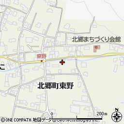 北郷郵便局周辺の地図