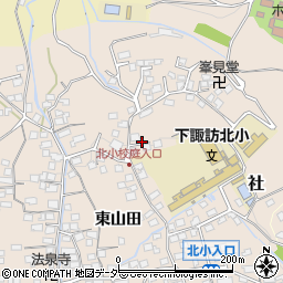 長野県諏訪郡下諏訪町東山田7244周辺の地図