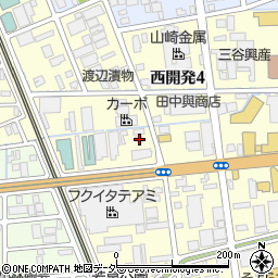 福井県福井市西開発4丁目605周辺の地図