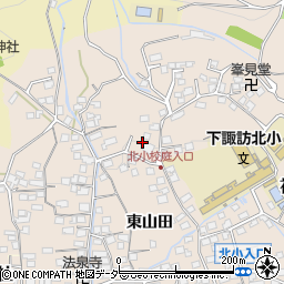長野県諏訪郡下諏訪町東山田7318周辺の地図