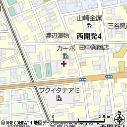 福井県福井市西開発4丁目609周辺の地図